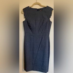 Ann Taylor Denim Colored Dress Size 2 Petite